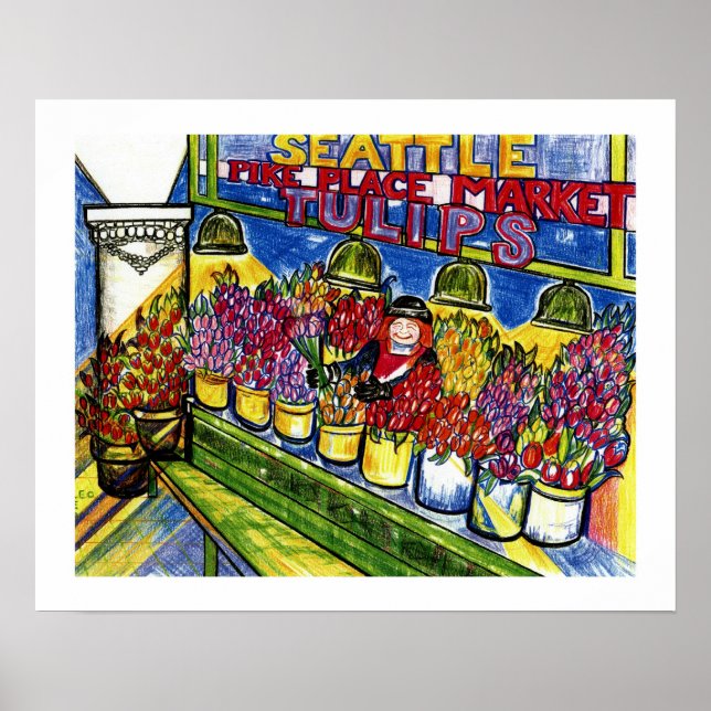 Póster Tulip Lady (Frente)