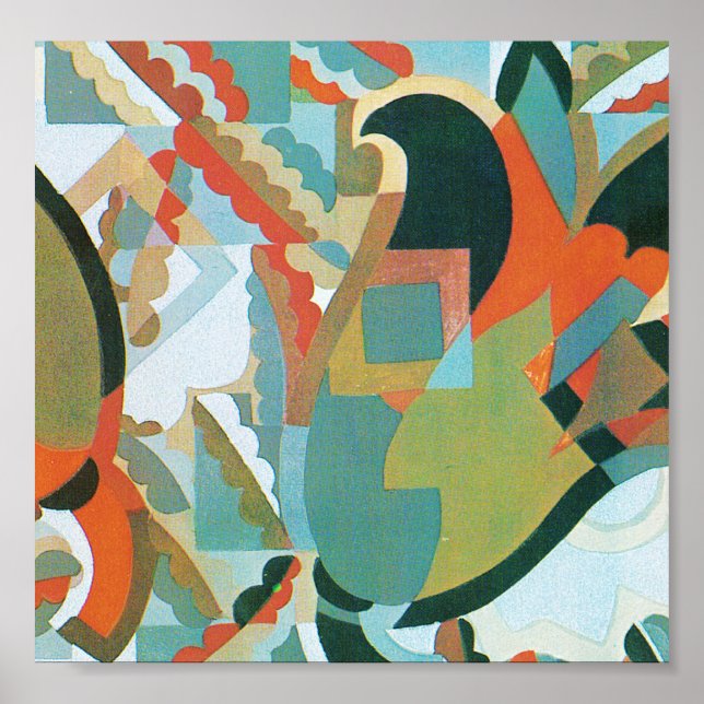 Póster Tulipanes en resumen (Frente)