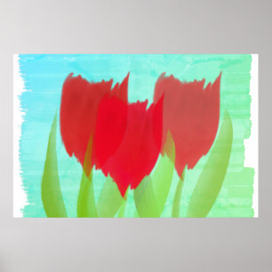 Póster Tulipanes Personalizados