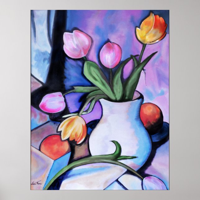 Póster Tulipanos (Frente)