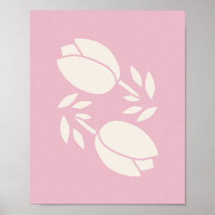 Póster Tulips Pink