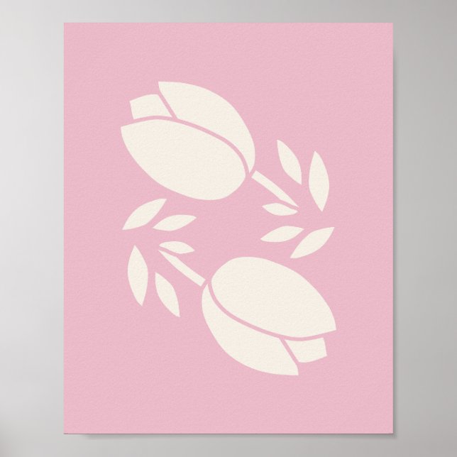 Póster Tulips Pink (Frente)