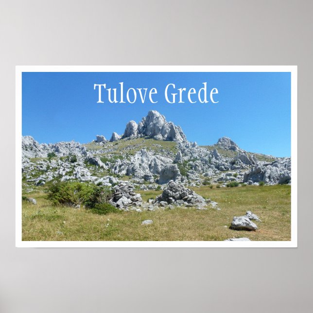 Póster Tulove Grede, Dalmatia, Croacia (Frente)