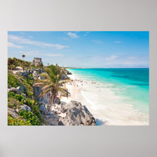 Póster Tulum Beach
