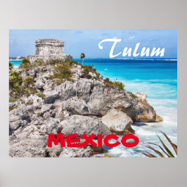 Póster Tulum Maya Mexico Poster