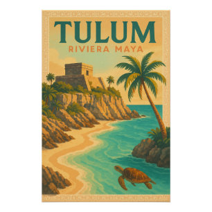 Póster Tulum – Riviera Maya viaje