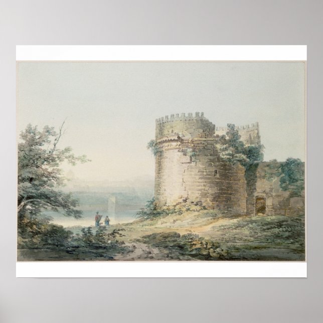 Póster Tumba de Cecilia Metella, Roma (Frente)