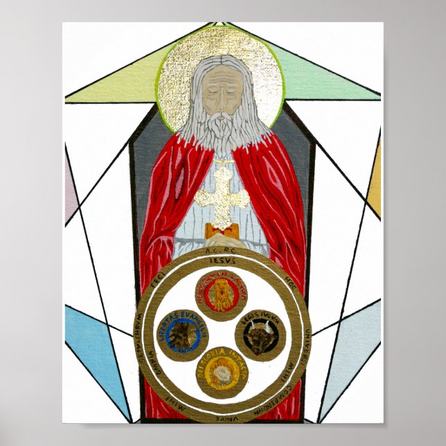 Póster Tumba de Christian Rosenkreutz (Frente)