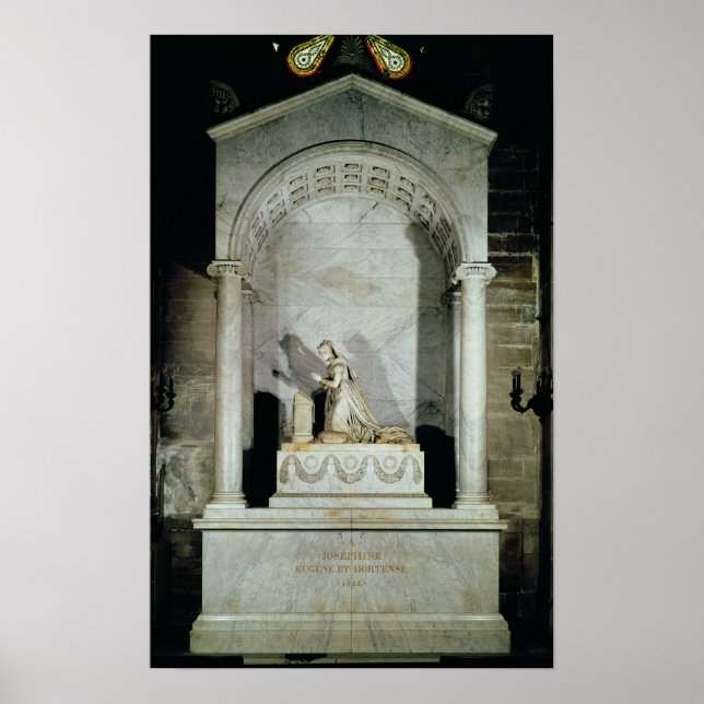 Póster Tumba de la emperatriz Josephine 1825 (Frente)