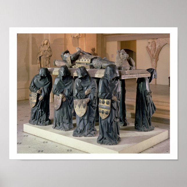 Póster Tumba de Philippe Pot (1428-94) desde la abadía de (Frente)