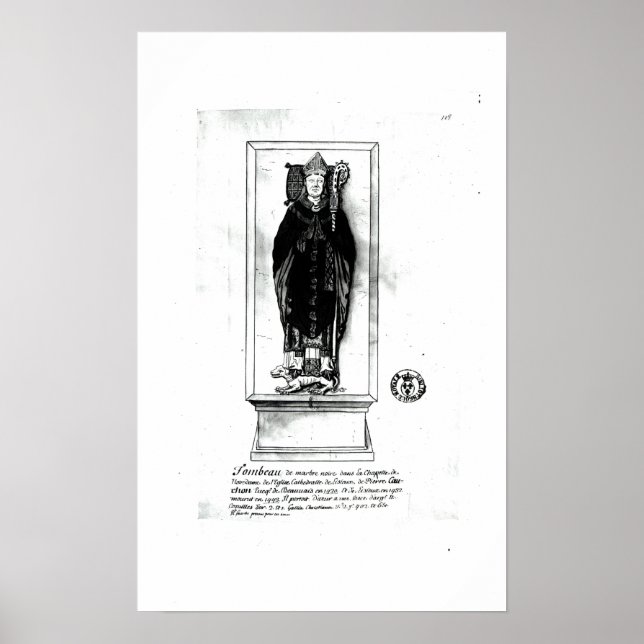 Póster Tumba de Pierre Cauchon (Frente)