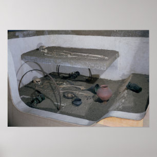 Póster Tumba de un jefe Gaulish y de su conductor del