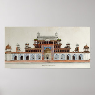 Póster Tumba del emperador Akbur en Secundra