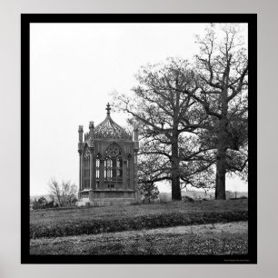 Póster Tumba del presidente James Monroe en Richmond 1865