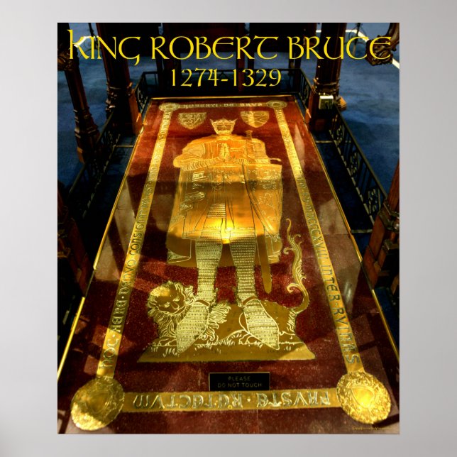 Póster tumba del rey robert bruce (Frente)