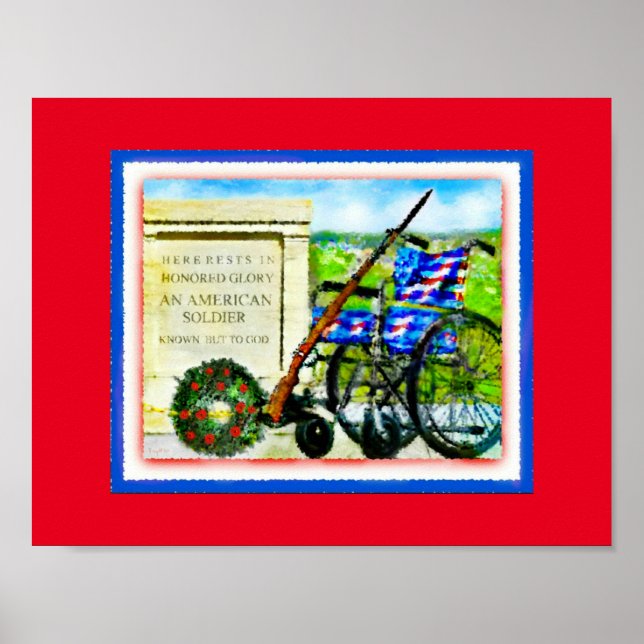 Póster "Tumba del soldado desconocido" (Frente)