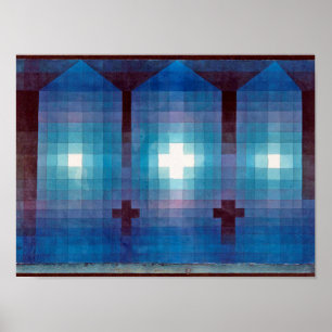 Póster Tumba en tres, Klee