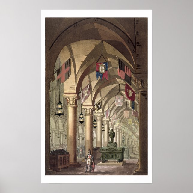 Póster Tumbas de los Caballeros Templarios, c.1820-39 (ac (Frente)