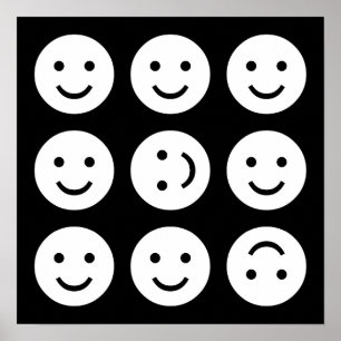 Póster Tumblores - Negro y Blanco