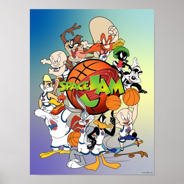 Póster TUNE SQUAD™ Group SPACE JAM™ Logo (Frente)