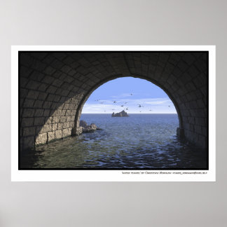 Póster túnel de agua