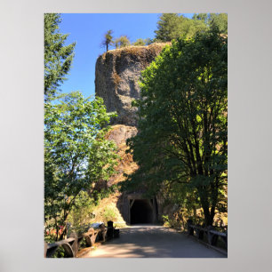 Póster Túnel de la garganta de Oneonta, Oregón