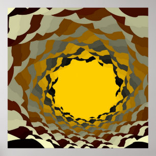 Póster Túnel de la luz