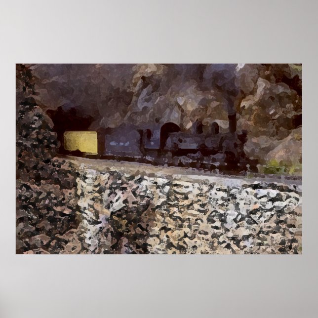 Póster Túnel de montaña (Frente)