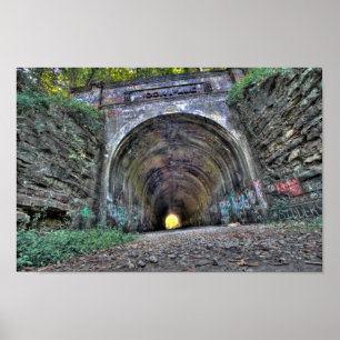 Póster Túnel de Moonville, condado de Vinton, Ohio