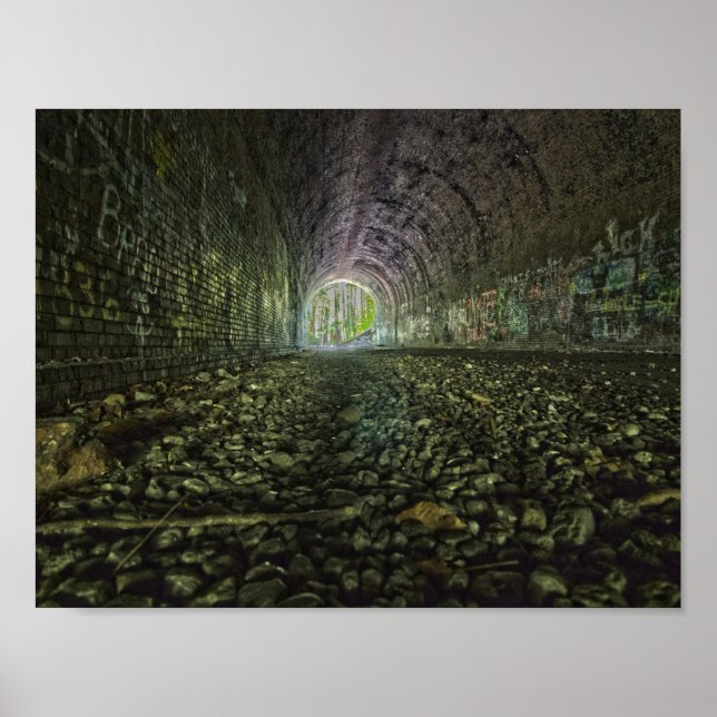 Póster Túnel de Moonville, Ohio (Frente)