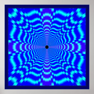 Póster Túnel de tiempo eterno