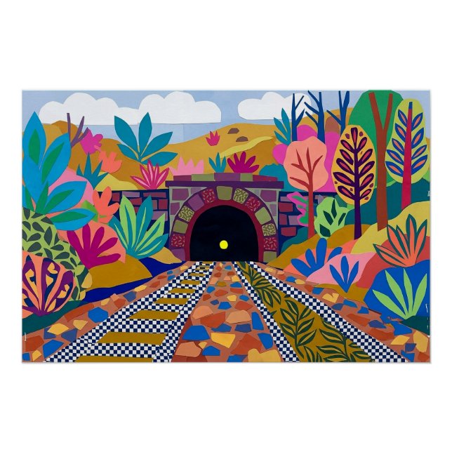 Póster Túnel Dixy, Sowerby Bridge (Anverso)