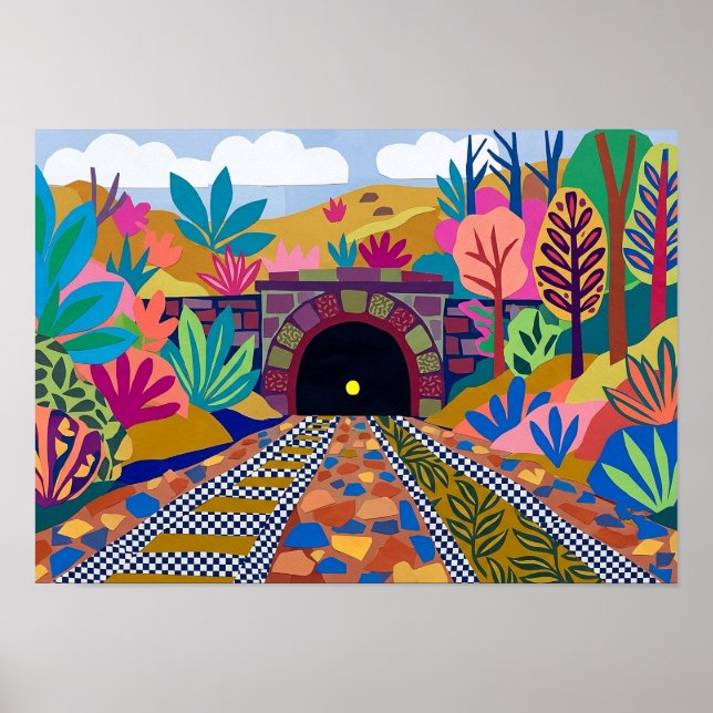Póster Túnel Dixy, Sowerby Bridge (Frente)