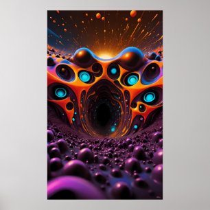 Póster Túnel Eterno al Mañana - Ken Gage Art