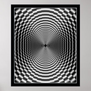 Póster Túnel final muerto de excavación