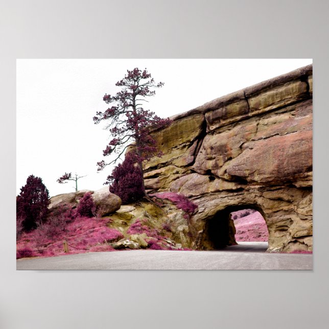 Póster túnel por carretera (Frente)