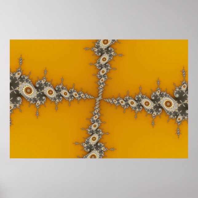 Póster Túnel - Poster fractal (Frente)