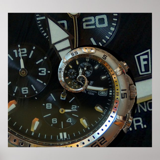 Póster Túneles de tiempo (Frente)