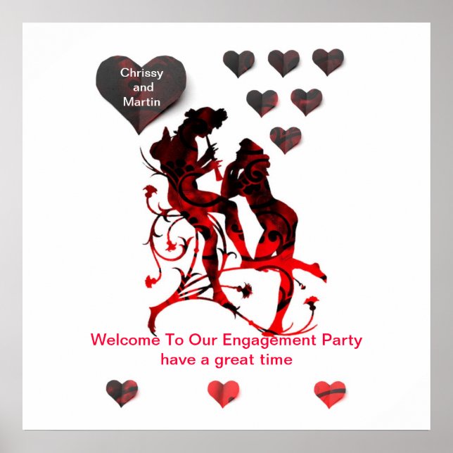 Póster "Tunes of Love" Fiesta Poster de entrada a la puer (Frente)