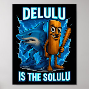 Póster Tung Tung Tung Sahur Tralalero Tralala Meme Divert