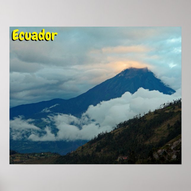 Póster Tungurahua, Ecuador (Frente)