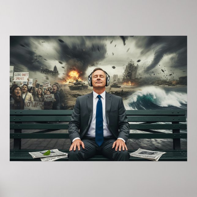 Póster Tuning it Out (Frente)