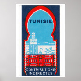 Póster Tunisia - Matchbox Print - Sweden Wall Art