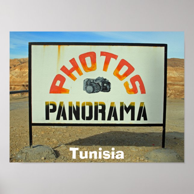 Póster Tunisia photo-stop (Frente)