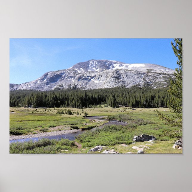 Póster Tuolumne Meadows, Parque Nacional Yosemite (Frente)