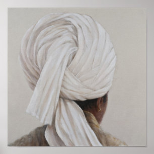 Póster Turbante blanco 2014