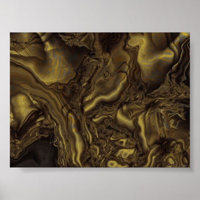 Póster Turbulencia dorada (Frente)