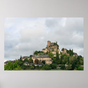 Póster Turenne pueblo en Francia