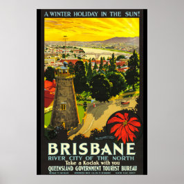 Póster Turismo en Brisbane Australia