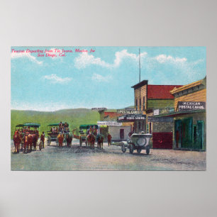 Póster Turistas que salen para la escena de Tijuana